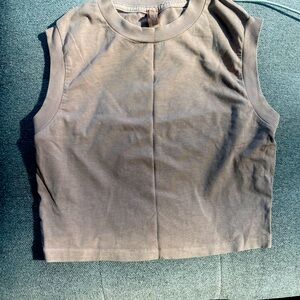 Skims cropped muscle tee